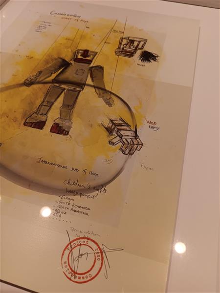 Grote foto cosmogolem koen van mechelen antiek en kunst modern