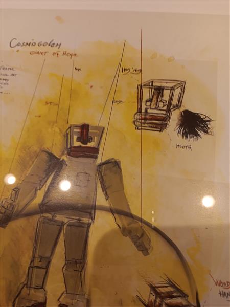 Grote foto cosmogolem koen van mechelen antiek en kunst modern