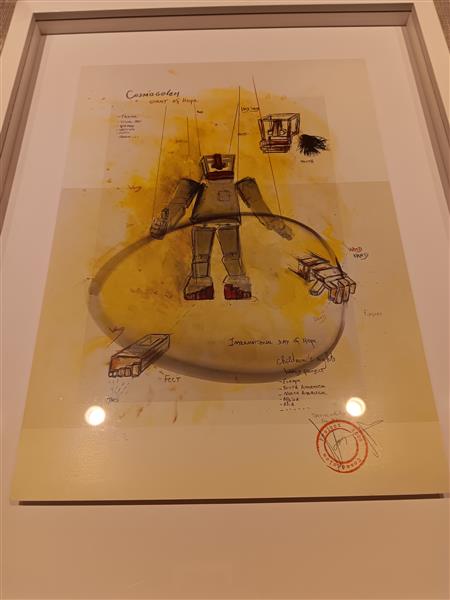 Grote foto cosmogolem koen van mechelen antiek en kunst modern