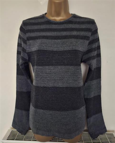 Grote foto elegante donkergrijze lange aanpassende trui 36 38 kleding dames truien en vesten