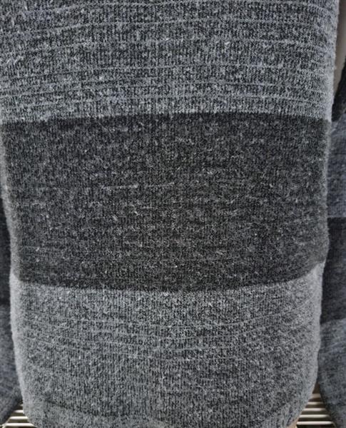 Grote foto elegante donkergrijze lange aanpassende trui 36 38 kleding dames truien en vesten