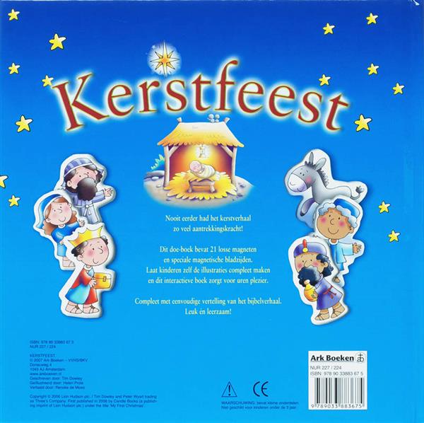 Grote foto kerstfeest met 20 losse magneten boeken overige boeken