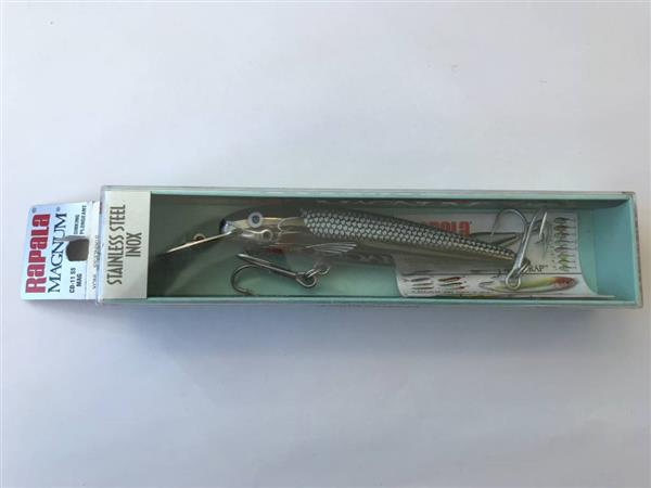 Grote foto rapala magnum ss mag stainless steel sinking 7 cm 12 gr plug sport en fitness vissport