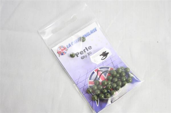 Grote foto la carpe anglaise perle beads 20 st groen green sport en fitness vissport