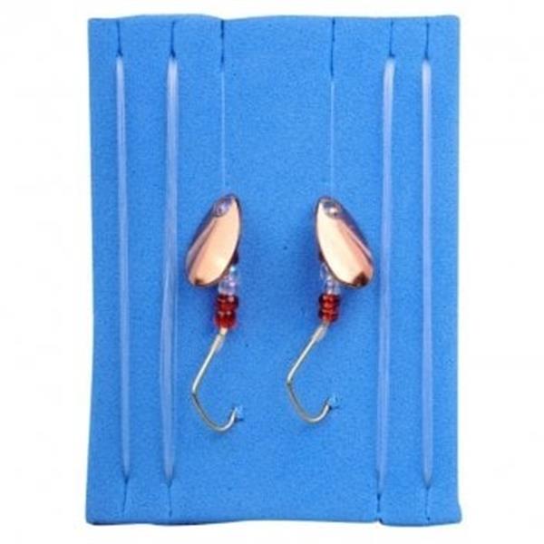 Grote foto spro trout spin leader mirror 0.20mm 120cm haakmaat 8 2 st kleur koper sport en fitness vissport
