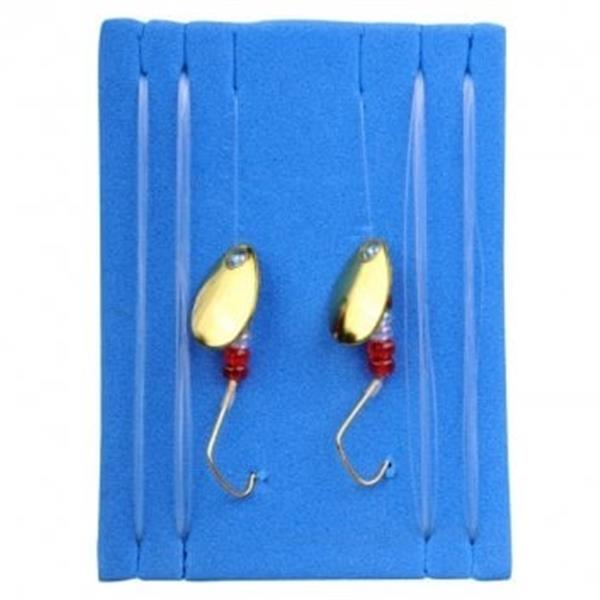 Grote foto spro trout spin leader mirror 0.20mm 120cm haakmaat 8 2 st kleur koper sport en fitness vissport