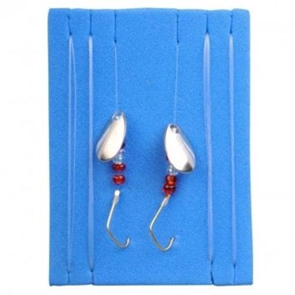 Grote foto spro trout spin leader mirror 0.20mm 120cm haakmaat 8 2 st kleur koper sport en fitness vissport