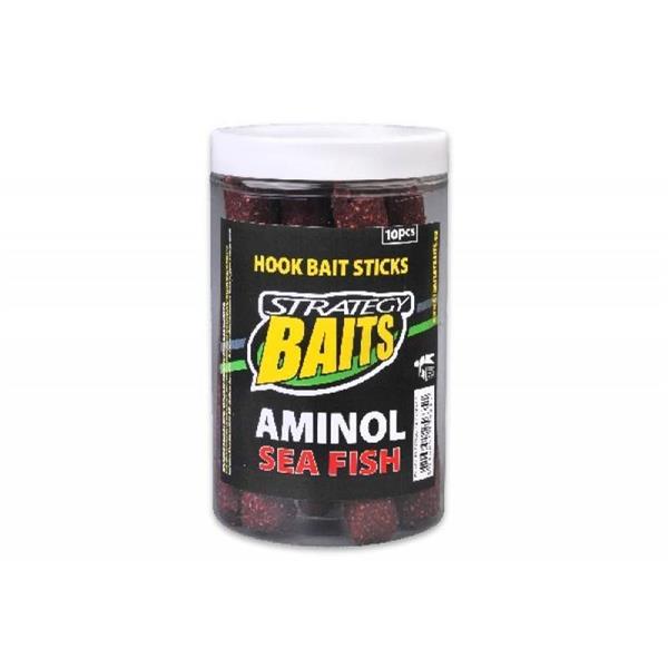Grote foto strategy baits hookbait sticks 16mm 10 st aminol fruitmix sport en fitness vissport