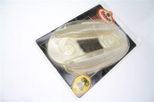 Grote foto mann chameleon lizzard 35cm 130gr 2 st softbaits smoke clear sport en fitness vissport