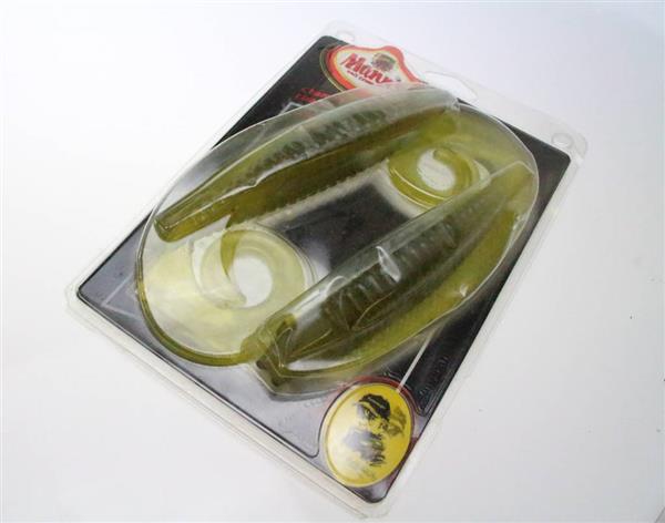 Grote foto mann chameleon lizzard 35cm 130gr 2 st softbaits smoke clear sport en fitness vissport