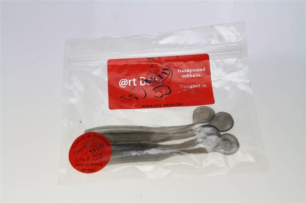 Grote foto art baits hand poured softbaits persuader grey shads 8 cm 4 st sport en fitness vissport