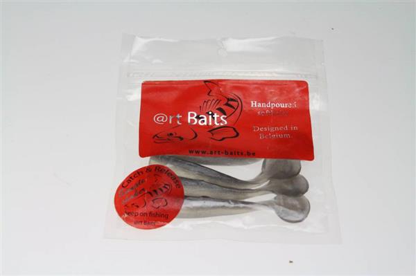 Grote foto art baits hand poured softbaits persuader grey shads 8 cm 4 st sport en fitness vissport