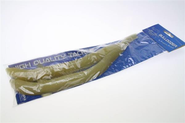 Grote foto bulldozer the eel 32 cm glow 2 st softbaits sport en fitness vissport