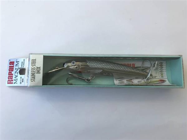 Grote foto rapala magnum ss mag stainless steel sinking 7 cm 12 gr plug sport en fitness vissport