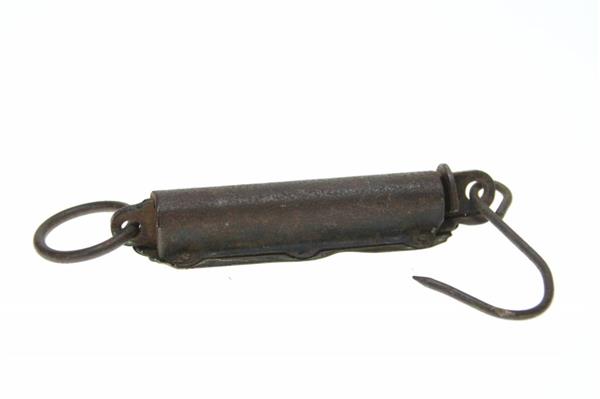 Grote foto hughes koperen pocket balance vintage weegschaal sport en fitness vissport