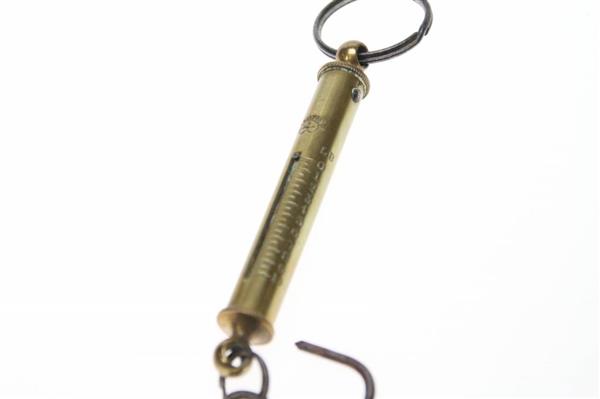 Grote foto salter brass pocket hanging 12 lbs scale veerunster sport en fitness vissport