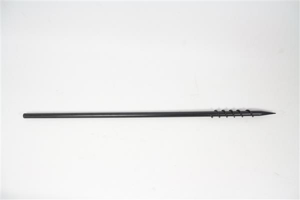 Grote foto stalen bankstick screw end zwart sport en fitness vissport