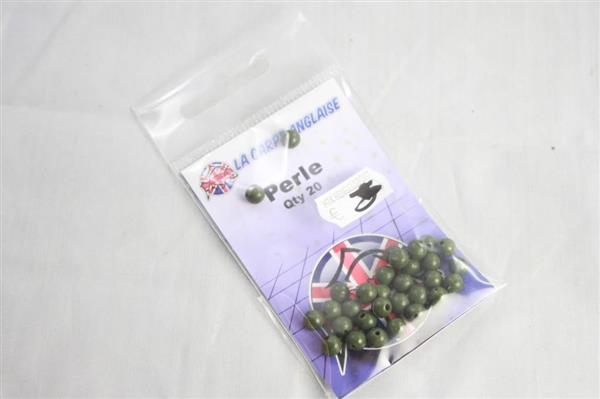 Grote foto la carpe anglaise perle beads 20 st groen green sport en fitness vissport
