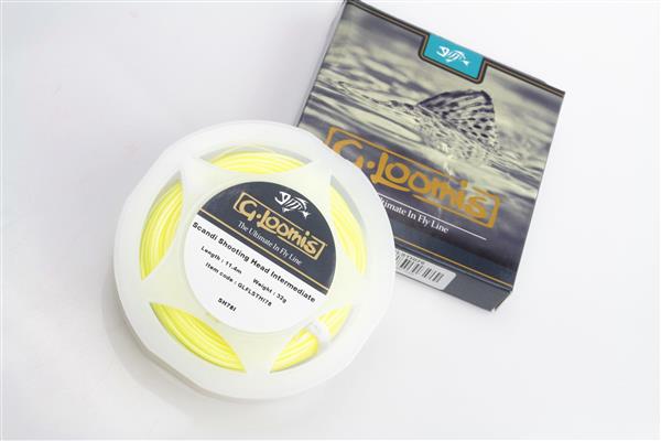 Grote foto g. loomis scandi shooting head intermediate 7 8 11.4 m streamer lijn sport en fitness vissport