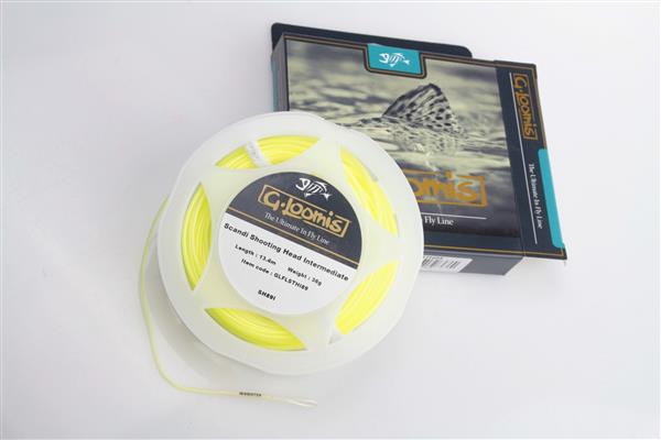 Grote foto g. loomis scandi shooting head 8 9 streamer lijn intermediate 13.4 m geel sport en fitness vissport