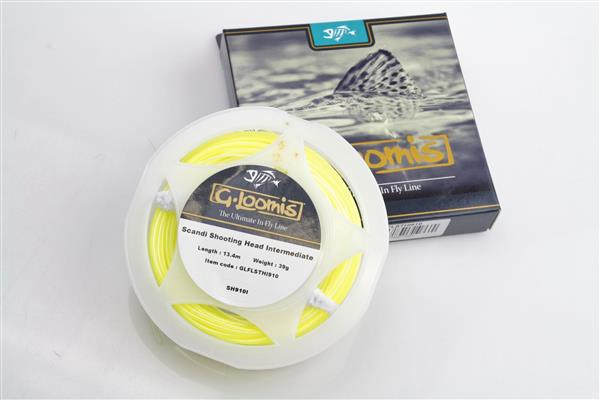 Grote foto g. loomis scandi shooting head 9 10 streamer lijn intermediate 13.4 m geel sport en fitness vissport
