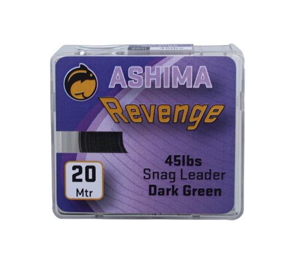 Grote foto ashima revenge snag leader 45 lb 20m dark green sport en fitness vissport
