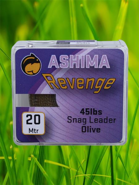 Grote foto ashima revenge snag leader 45 lb 20m dark green sport en fitness vissport
