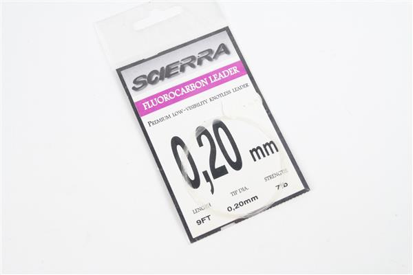 Grote foto scierra fluorocarbon leader 270cm 0.14mm 3 lb sport en fitness vissport