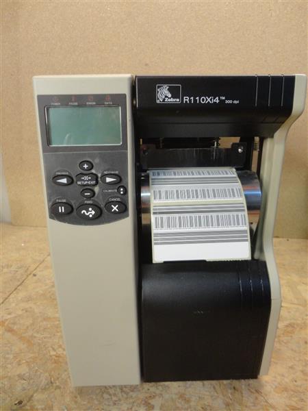 Grote foto zebra 110xi4 300dpi thermal barcode label printer usb network computers en software printers