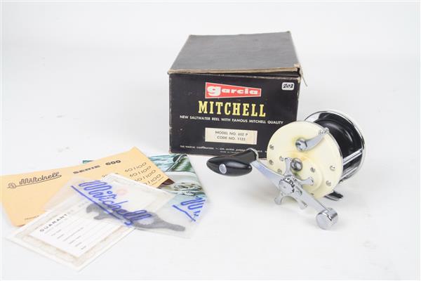 Grote foto mitchell 602 nr. 0232165 reel doos papieren sport en fitness vissport