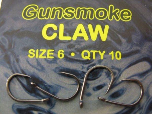 Grote foto atomic tackle gunsmoke claw maat 7 10 st karperhaken sport en fitness vissport