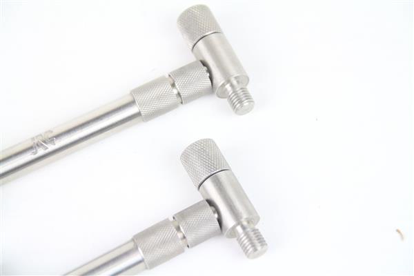Grote foto jrc stainless adjustable goal post buzzerbar 3 rod set van 2 sport en fitness vissport