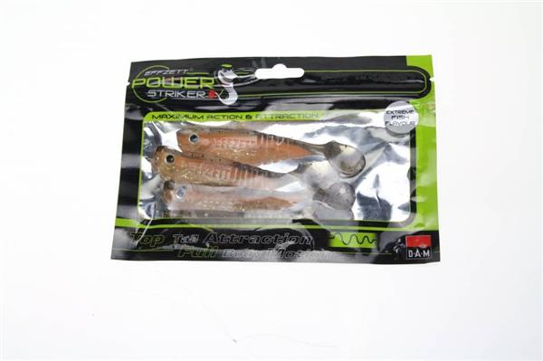 Grote foto dam effzett power striker 9cm 4 st shads gold fish sport en fitness vissport