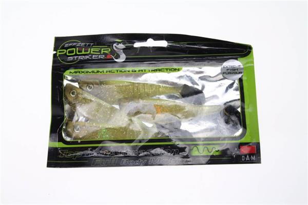 Grote foto dam effzett power striker 9cm 4 st shads gold fish sport en fitness vissport