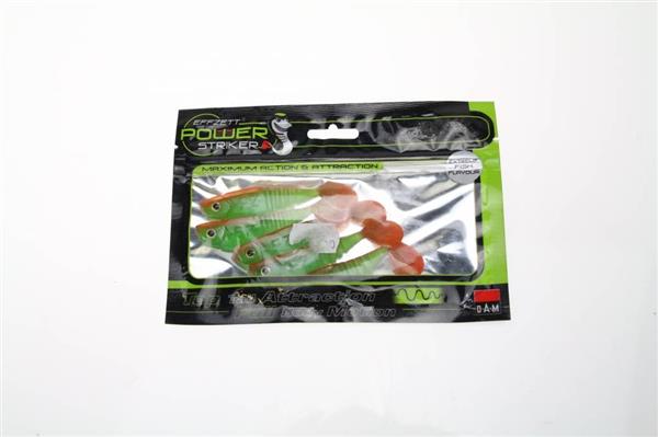 Grote foto dam effzett power striker 9cm 4 st shads gold fish sport en fitness vissport