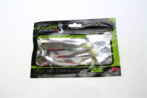 Grote foto dam effzett power striker 9cm 4 st shads gold fish sport en fitness vissport