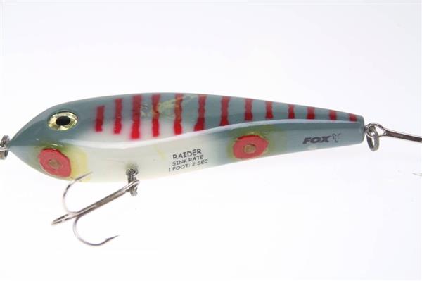 Grote foto fox raider sinking jerkbait sport en fitness vissport