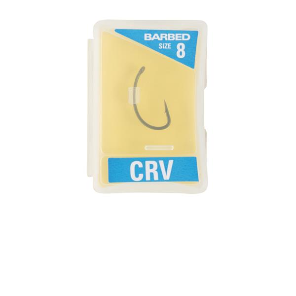 Grote foto avid carp reaction hooks crv curved barbed 12 st karperhaken sport en fitness vissport