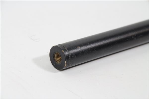 Grote foto stalen bankstick screw end zwart sport en fitness vissport