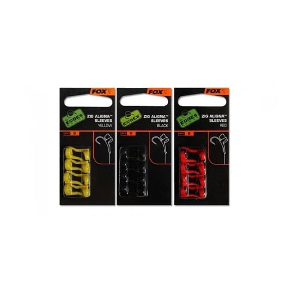 Grote foto fox edges zig aligna sleeves rood 8 st sport en fitness vissport