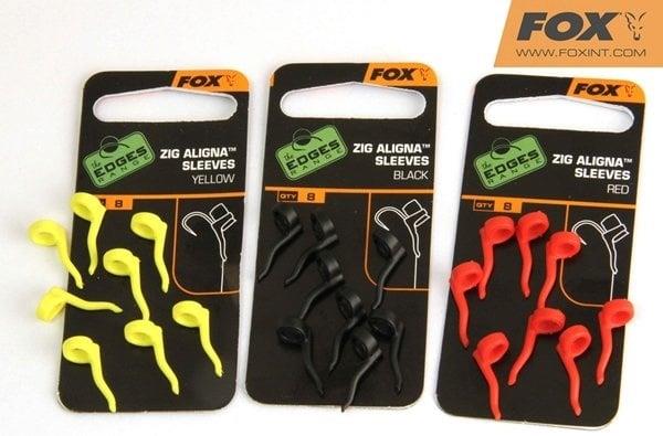 Grote foto fox edges zig aligna sleeves rood 8 st sport en fitness vissport