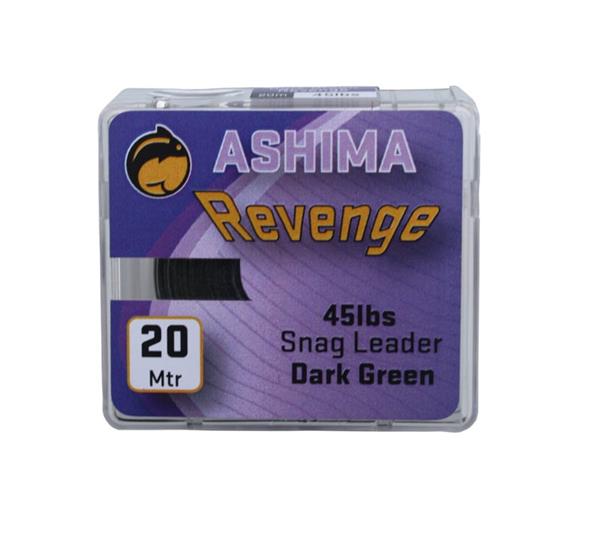 Grote foto ashima revenge snag leader 45 lb 20m dark green sport en fitness vissport