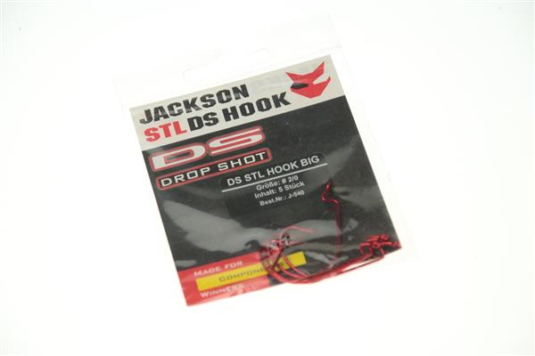 Grote foto jackson stl ds hook 5 st dropshot haken 4 0 sport en fitness vissport