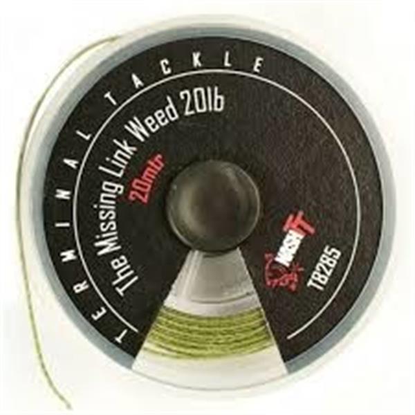 Grote foto nash tt missing link weed 35 lb 20 m gevlochten onderlijn sport en fitness vissport