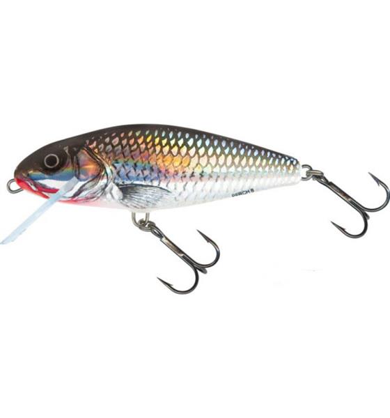 Grote foto salmo perch floating sdr 12 cm plug holographic perch sport en fitness vissport