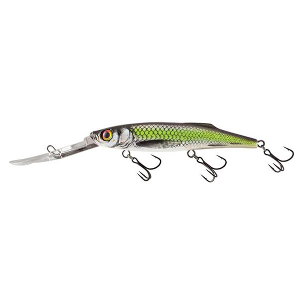 Grote foto salmo freediver floating sdr 12 cm plug silver chartreuse shad sport en fitness vissport