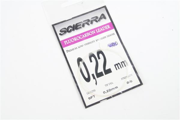 Grote foto scierra fluorocarbon leader 270cm 0.14mm 3 lb sport en fitness vissport