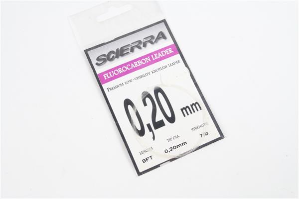 Grote foto scierra fluorocarbon leader 270cm 0.14mm 3 lb sport en fitness vissport