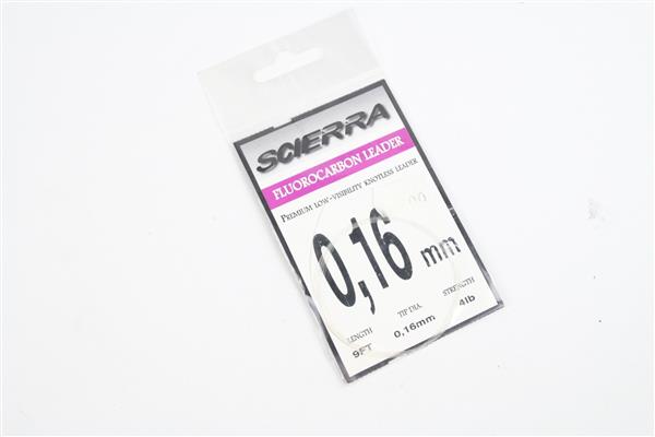 Grote foto scierra fluorocarbon leader 270cm 0.14mm 3 lb sport en fitness vissport