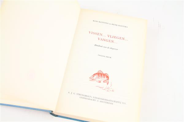 Grote foto vissen vliegen vangen kees ketting en henk peeters boek sport en fitness vissport